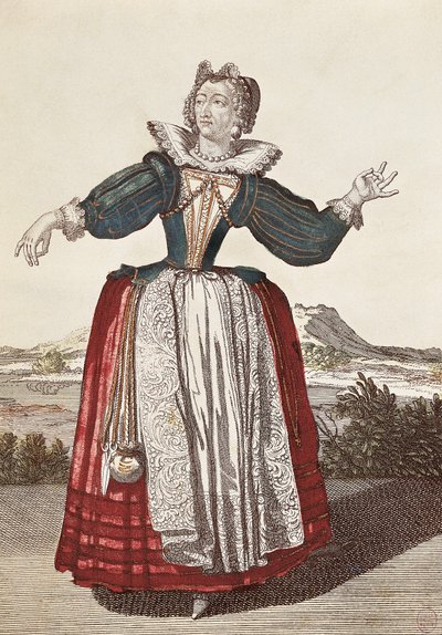 Radegonda ، شخصية Commedia dell