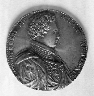 نقش بارز يصور الكونت جيوفاني بيكو ديلا ميراندولا (1463-1494) بواسطة المدرسة الايطالية