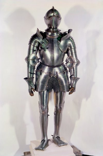 بدلة درع يعتقد أنها تنتمي إلى Chevalier Bayard (1475-1524) ، c.1510 (معدن) بواسطة المدرسة الايطالية