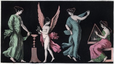 Bacchantes - Bacchantes - نقش من عادات وتقاليد جميع شعوب الكون. أي تاريخ الحكومة ، والقوانين ، والميليشيات ، ودين جميع الأمم من أبعد الأوقات حتى يومنا هذا "1856 بواسطة المدرسة الايطالية