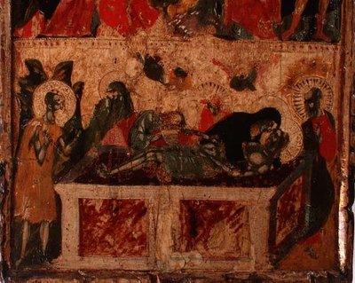 ترسب المسيح ، النصف السفلي من اللوحة (انظر أيضًا 78636) (لوحة) بواسطة المدرسة الايطالية
