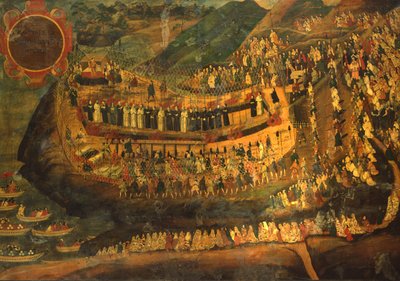 استشهاد اثنان وخمسون شهيداً في ناغازاكي (1622) بواسطة المدرسة الايطالية