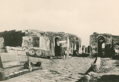 بوابة Herculaneum كما هي (الحفر) بواسطة المدرسة الايطالية