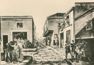 بيت الشرفة الذي كان عليه (الحفر) بواسطة المدرسة الايطالية