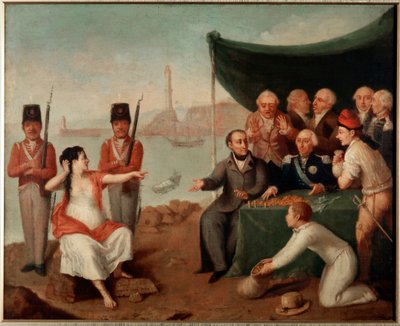 استقلال ليغوريا 1815 بواسطة المدرسة الايطالية