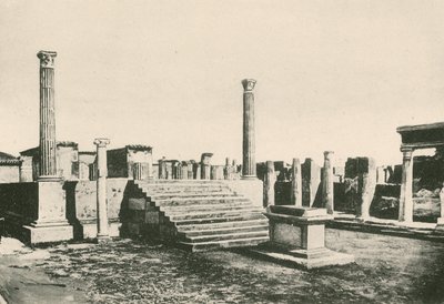 معبد أبولو كما هو (الحفر) بواسطة المدرسة الايطالية