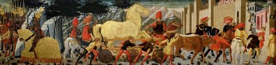 حصان طروادة (زيت على لوح) بواسطة المدرسة الايطالية