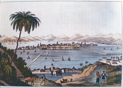 منظر لمكسيكو سيتي ، 1714 بواسطة المدرسة الايطالية