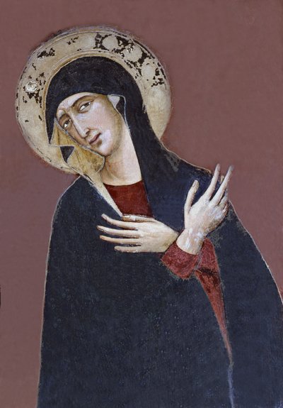 العذراء المصلوبة، 1834 (لوحة) بواسطة المدرسة الايطالية