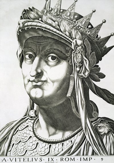 فيتليوس (15-69 م) ، 1596 بواسطة المدرسة الايطالية
