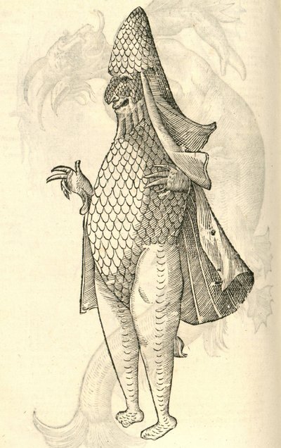 توضيح مارينو لمعلومات أساقفة تدريب الوحش من kazakovae تاريخ الوحوش ، 1642 بواسطة المدرسة الايطالية