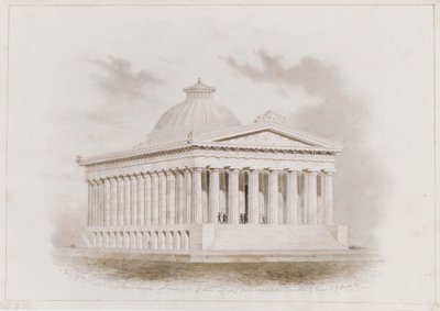 البيت المخصص للولايات المتحدة ، منظور نيويورك ، 1834 بواسطة إيثيل تاون