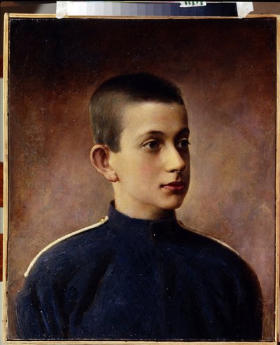 صورة لدوق روسيا الأكبر كونستانتين نيكولايفيتش (1827-1892). (صورة لدوق روسيا الأكبر كونستانتين نيكولايفيتش). صورة مراهق. لوحة إيفان أليكسيفيتش تيورين (1824-1904) ، زيت على قماش. الفن الروسي في القرن التاسع عشر. سات المركزية نا بواسطة إيفان ألكسيفيتش تيورين