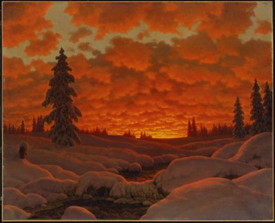 المناظر الطبيعية في فصل الشتاء بواسطة إيفان فيدوروفيتش شولتسي