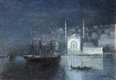 القسطنطينية ليلا ، 1886 بواسطة إيفان كونستانتينوفيتش أيفازوفسكي