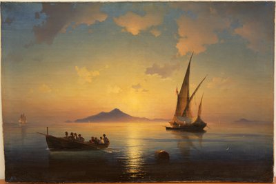 خليج نابولي على قدم المساواة مع إيفازوفسكي ، إيفان كونستانتينوفيتش (1817-1900) بواسطة إيفان كونستانتينوفيتش أيفازوفسكي