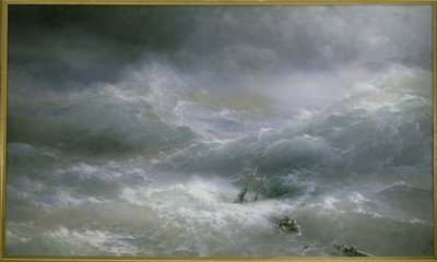 The Wave par Aivazovsky ، إيفان كونستانتينوفيتش (1817-1900) بواسطة إيفان كونستانتينوفيتش أيفازوفسكي