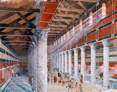 بازيليكا الحمامات ، مدينة Wroxeter الرومانية ، القرن الأول والثالث ، 1990-2010 بواسطة إيفان لابر