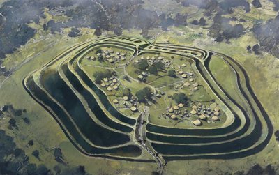 حصن تل أوسويستري هيل القديم بواسطة إيفان لابر