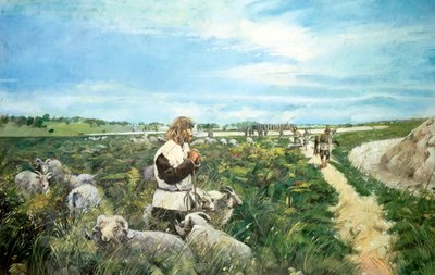 منظر ستونهنج ، c2500BC ، c1990-2010 بواسطة إيفان لابر