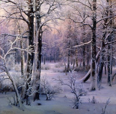 "Hoarfrost" ، 1906. بواسطة إيفان فيلز