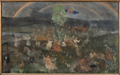 L'arche - The Ark ، بواسطة Arosenius ، Ivar (1878-1909). تمبرا على قماش. الأبعاد: 90 × 145.5 سم. المتحف الوطني ستوكهولم بواسطة إيفار أكسل هنريك أروسينيوس