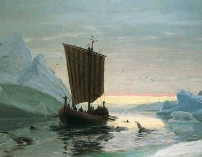 إريك رود يكتشف جرينلاند ، 1875 بواسطة J.E. Carl Rasmussen