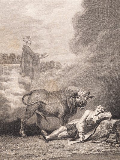 يعتقد نيلز كليم أنه يسمع الكاتب في Fane Kirke. ثانيًا بواسطة نيكولاي أبراهام أبيلدغارد