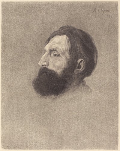أوغست رودين بواسطة J.H.E. Whitney after Alphonse Legros