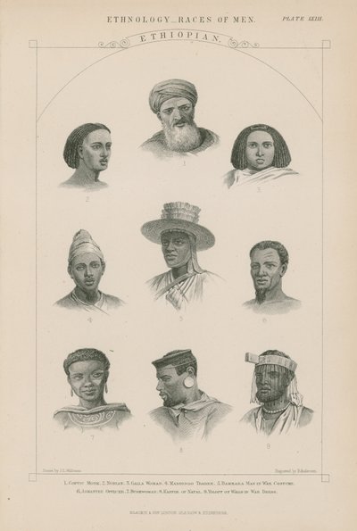 تسعة وجوه للشعب الإثيوبي بواسطة J.L. Williams