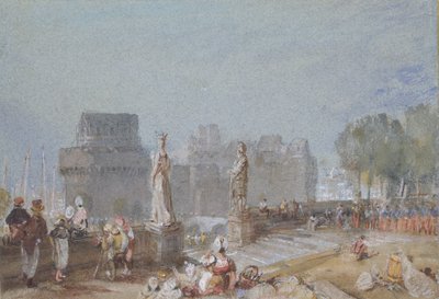 قلعة نانت عام 1830 بواسطة جوزيف مالورد وليام تورنر