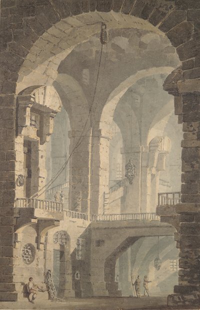 السجن المظلم ، السجن المظلم ، 1790-99. بواسطة جوزيف مالورد وليام تورنر