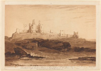 قلعة دونستانبورو ، نُشرت عام 1808. بواسطة جوزيف مالورد وليام تورنر