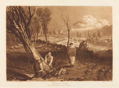 التحوط والتخلي ، تم نشره عام 1812. بواسطة جوزيف مالورد وليام تورنر