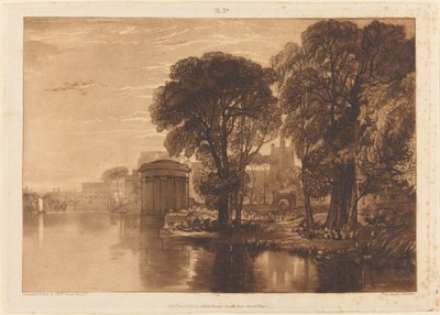 Isleworth ، تم نشره عام 1819. بواسطة جوزيف مالورد وليام تورنر
