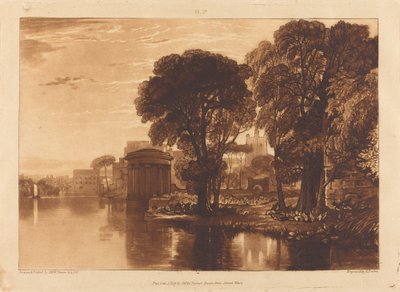 Isleworth ، تم نشره عام 1819. بواسطة جوزيف مالورد وليام تورنر