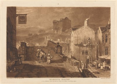 Morpeth ، تم نشره عام 1809. بواسطة جوزيف مالورد وليام تورنر