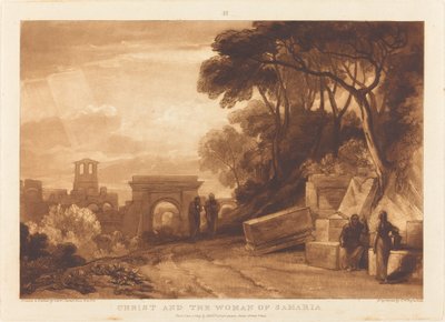 امرأة السامرة ، تم نشره عام 1819. بواسطة جوزيف مالورد وليام تورنر