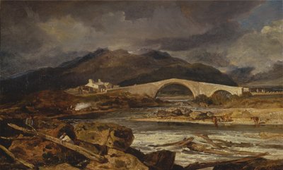 جسر Tummel ، بيرثشاير ، بين 1802 و 1803. بواسطة جوزيف مالورد وليام تورنر