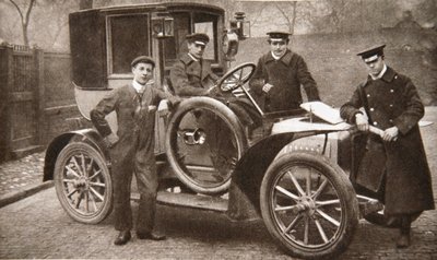 أول سيارة أجرة في ليفربول ، ميرسيسايد ، 1906 بواسطة جي بي وود