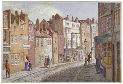 سانت مارتن لين ، وستمنستر ، لندن ، c1865. بواسطة جي تي ويلسون