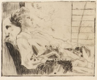 في الساحة بواسطة J. Alden Weir