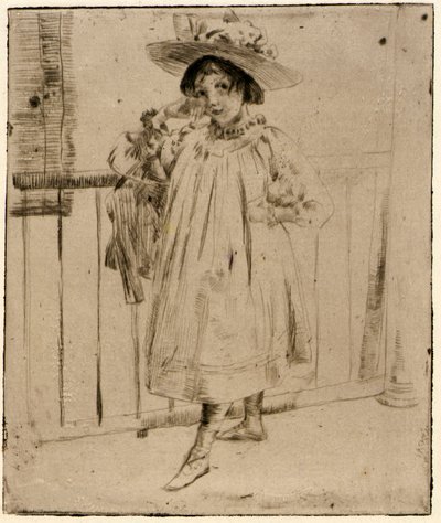 على الشرفة بواسطة J. Alden Weir