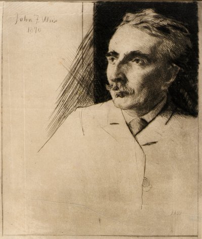 صورة لجون ف. وير بواسطة J. Alden Weir