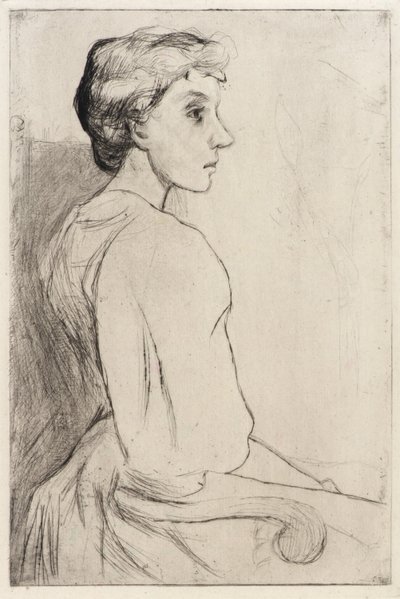صورة لامرأة بواسطة J. Alden Weir