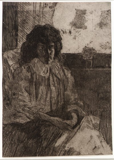 رسم تخطيطي عند النافذة رقم 2 بواسطة J. Alden Weir