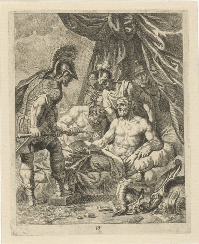 أخيل يشفي الهواتف مشاهد من حياة أخيل (عنوان المسلسل) Vitam et mortem achilli (عنوان المسلسل) بواسطة ألكسندر يانسنز