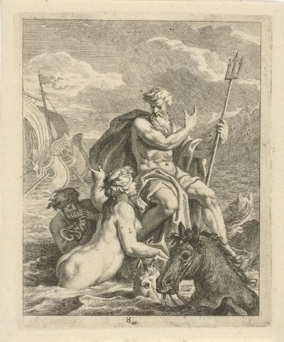المناظر البحرية مع ثيتيس ونبتون مشاهد من حياة أخيل (عنوان المسلسل) Vitam et mortem achilli (عنوان المسلسل) بواسطة ألكسندر يانسنز
