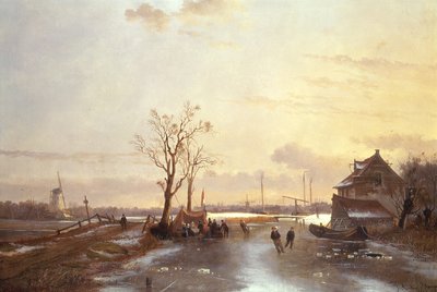 مشهد الشتاء ، 1853 بواسطة جيه أنطون ميجنون