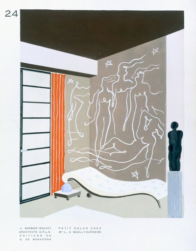 غرفة معيشة صغيرة في بواسطة جيه باربر بوفيت